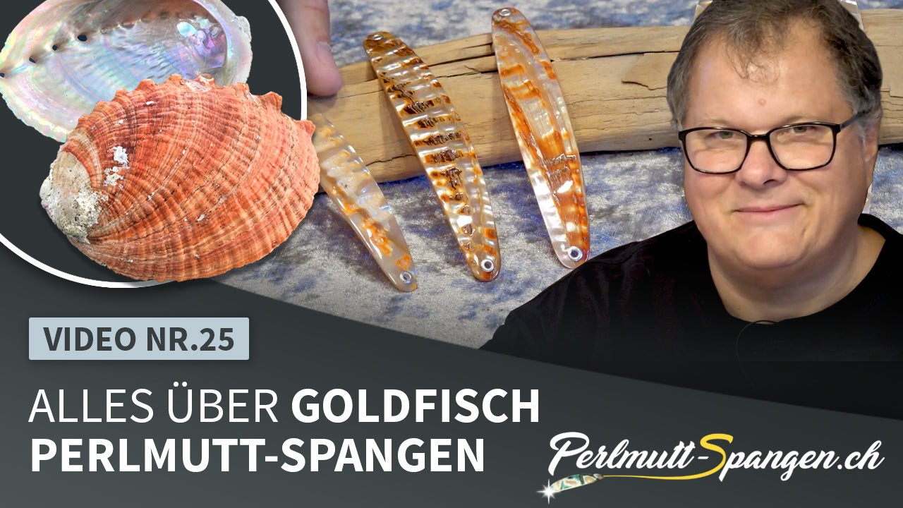 Alles über Goldfisch Perlmutt-Spangen