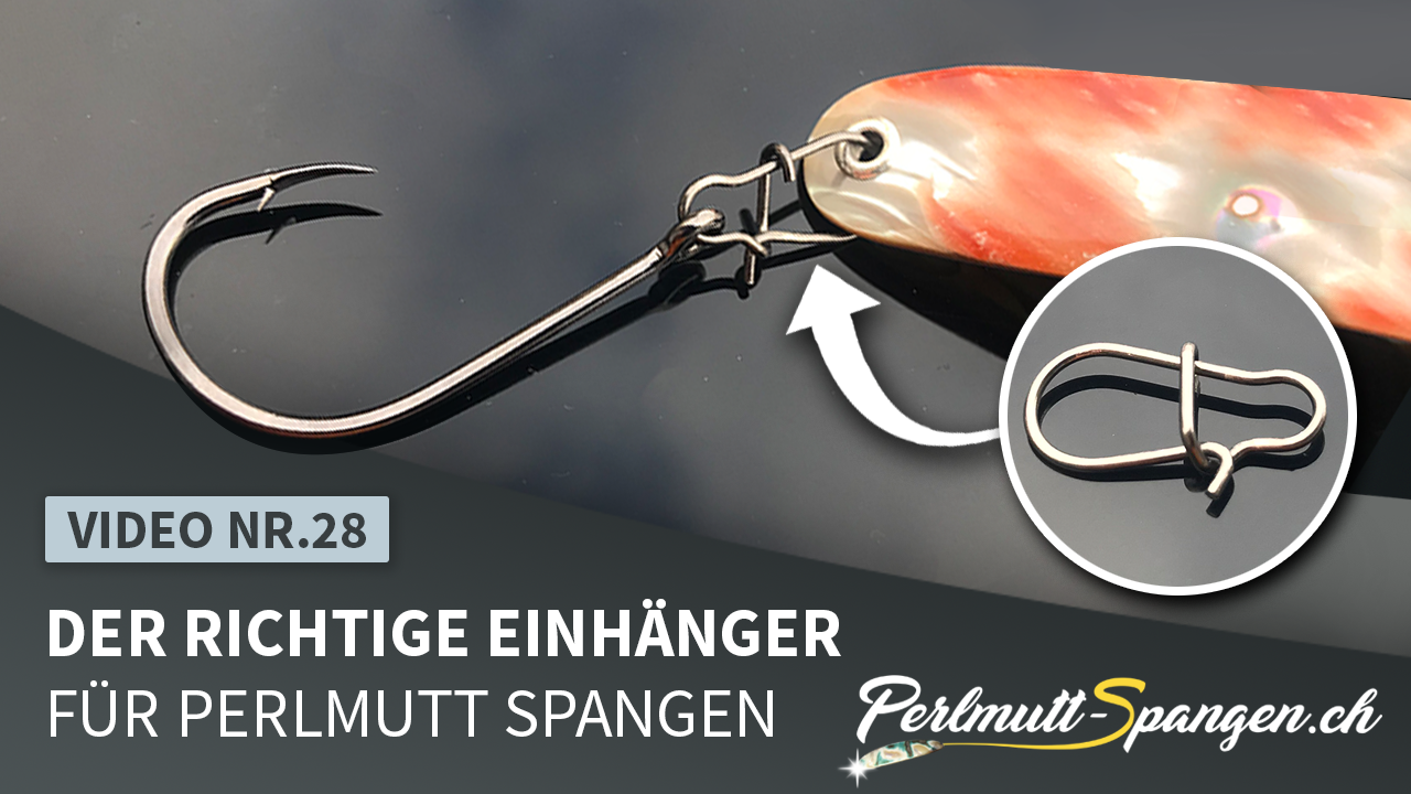Der richtige Einhänger für Perlmutt Spangen