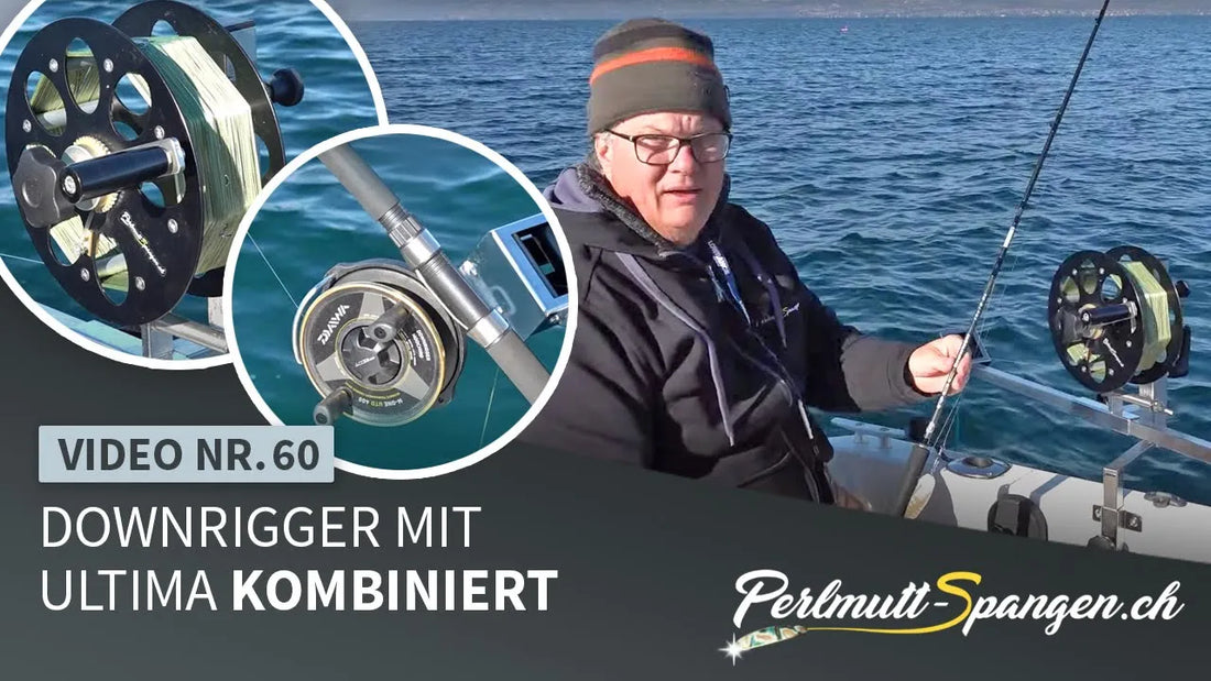 Downrigger mit Ultima kombiniert
