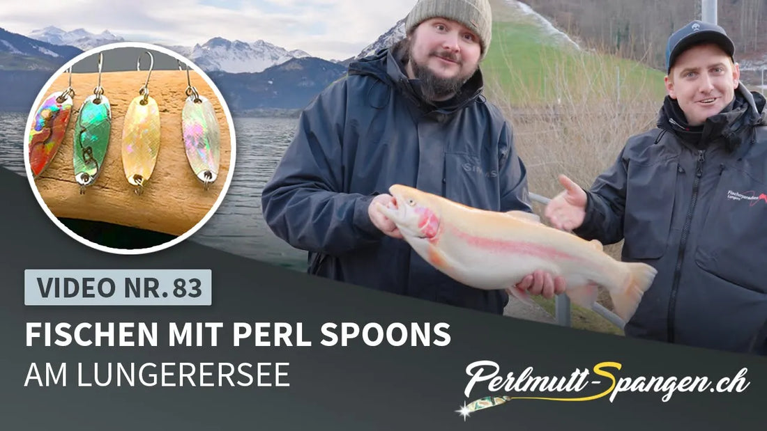 Fischen mit PERL Spoons am Lungerersee