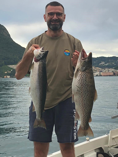 Seeforelle Doublette 64 und 68cm Luganersee