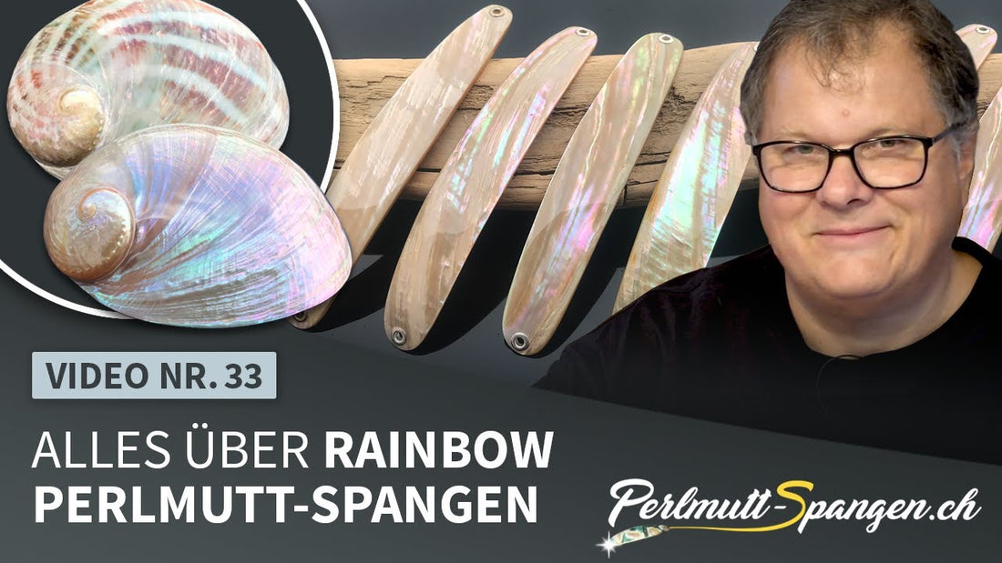 Alles über Rainbow Perlmutt Spangen