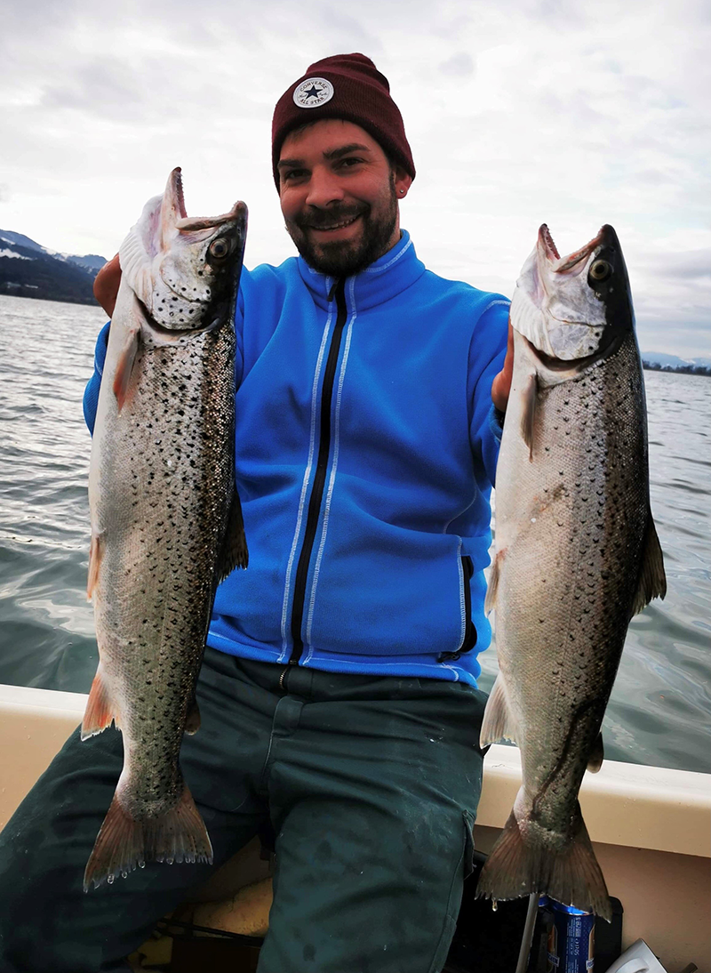Seeforellen doublette 57 & 61cm Zürichsee