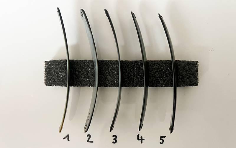 Onix Premium Perlmutt-Spange 11cm