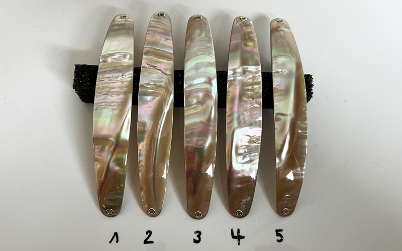 Burgus Blank Premium Perlmutt-Spange 13cm