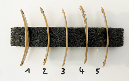 Burgus Premium Perlmutt-Spange 7cm