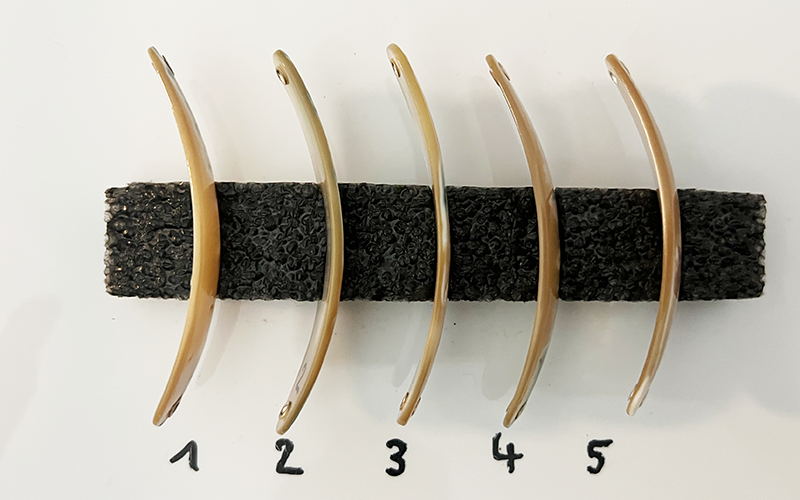 Burgus Premium Perlmutt-Spange 8cm