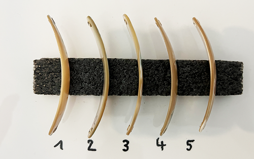 Burgus Premium Perlmutt-Spange 8cm