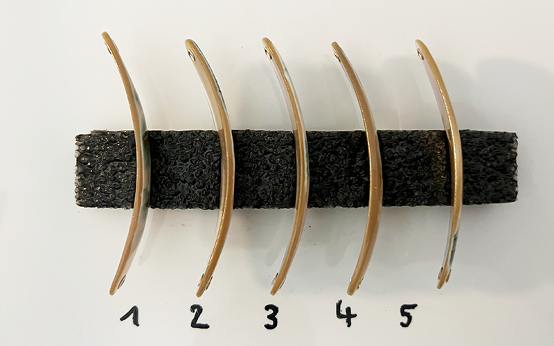 Burgus Premium Perlmutt-Spange 8cm