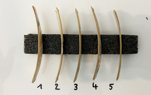 Burgus Premium Perlmutt-Spange 9cm