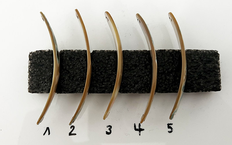 Burgus Premium Perlmutt-Spange 8cm