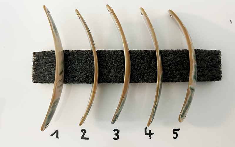 Burgus Premium Perlmutt-Spange 9cm
