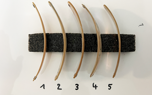 Burgus Premium Perlmutt-Spange 10cm