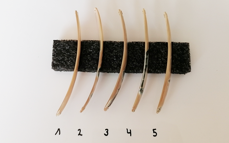 Burgus Premium Perlmutt-Spange 11cm