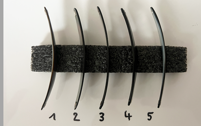 Onix Premium Perlmutt-Spange 9cm