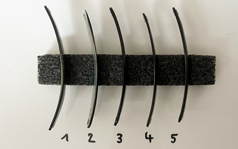 Onix Premium Perlmutt-Spange 9cm