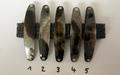 Onix Premium Perlmutt-Spange 9cm