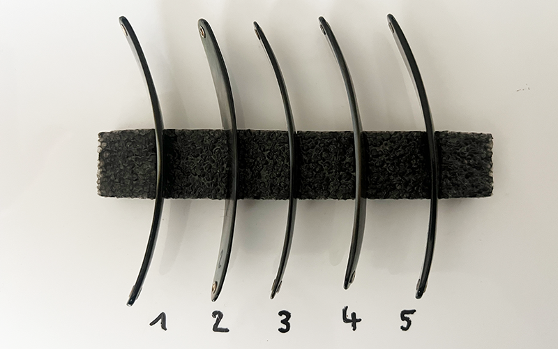 Unikat Onix Premium Perlmutt-Spange 10cm