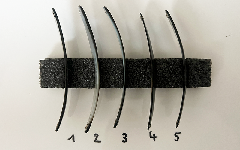 Onix Premium Perlmutt-Spange 10cm