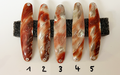 Rubin Premium Perlmutt-Spange 9cm