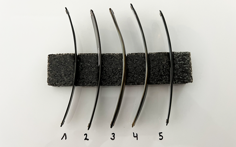 Onix Premium Perlmutt-Spange 12cm