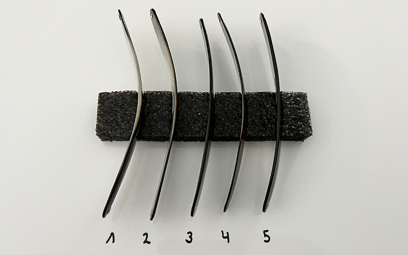 Onix Premium Perlmutt-Spange 14cm