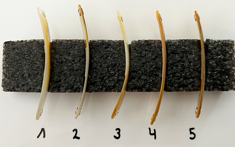 Gold Lip Premium Perlmutt-Spange 7cm