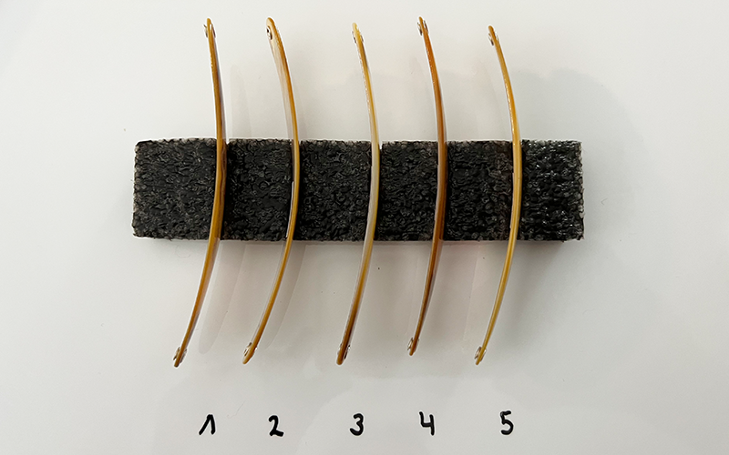 Gold Lip Premium Perlmutt-Spange 11cm