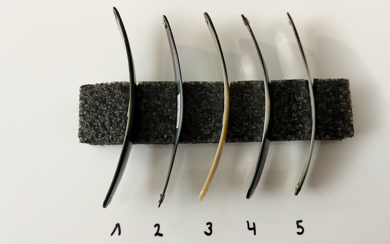 Petrolin Premium Perlmutt-Spange 10cm