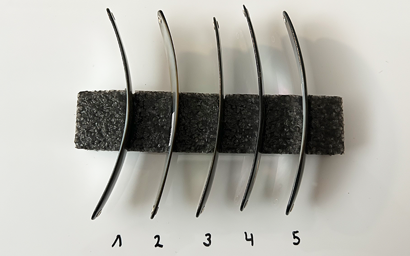 Petrolin Premium Perlmutt-Spange 11cm