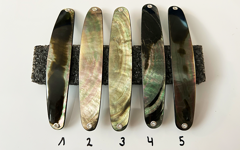 Petrolin Premium Perlmutt-Spange 11cm