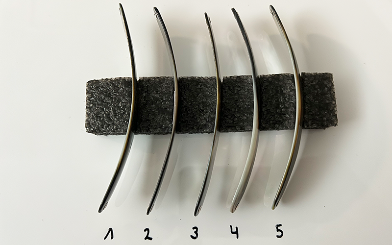 Petrolin Premium Perlmutt-Spange 12cm