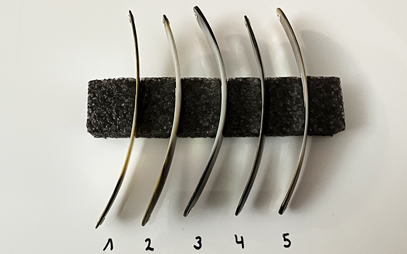 Petrolin Premium Perlmutt-Spange 12cm