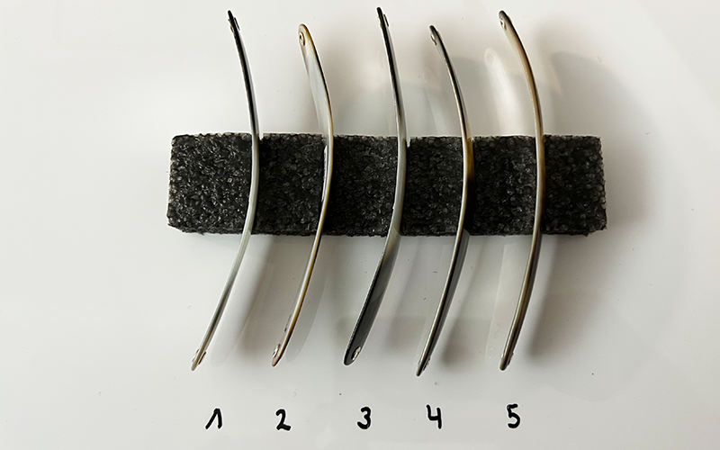 Petrolin Premium Perlmutt-Spange 12cm