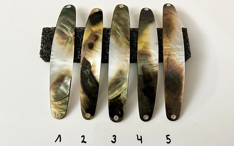 Petrolin Premium Perlmutt-Spange 12cm