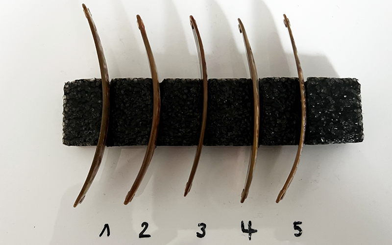 Goldfisch Premium Perlmutt-Spange 9cm