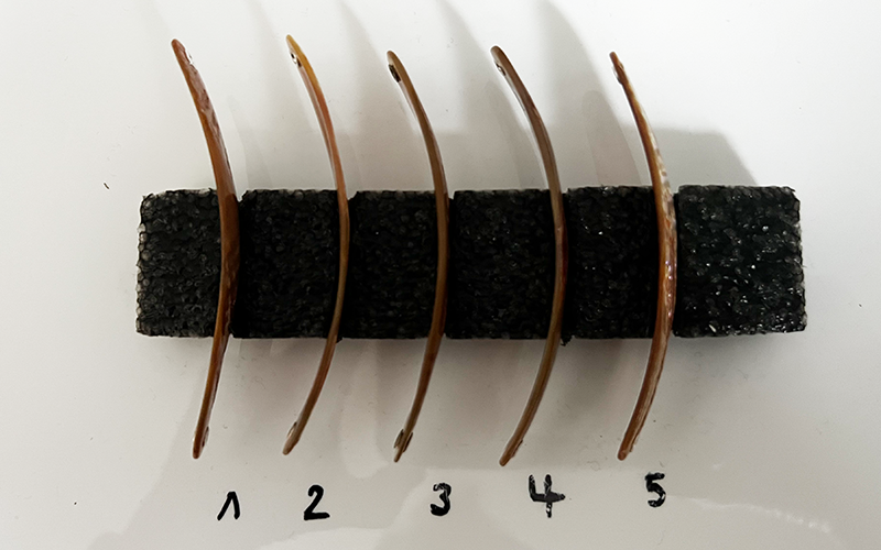 Goldfisch Premium Perlmutt-Spange 9cm