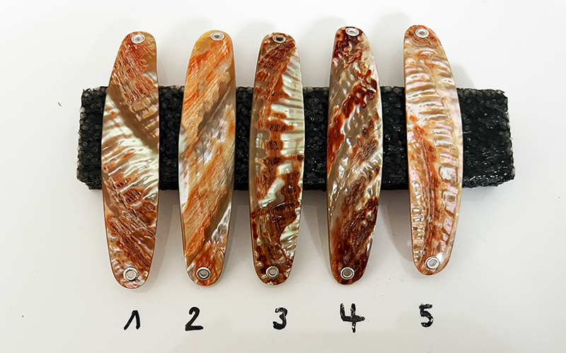 Goldfisch Premium Perlmutt-Spange 9cm