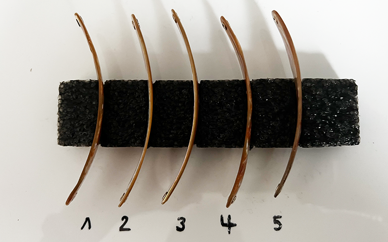 Goldfisch Premium Perlmutt-Spange 9cm