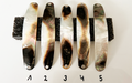 White Shadow Premium Perlmutt-Spange 10cm
