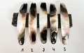 White Shadow Premium Perlmutt-Spange 11cm