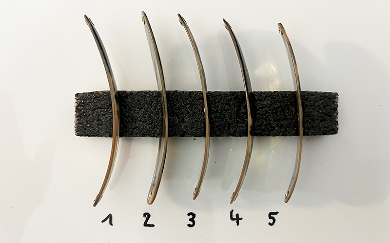 Turmalin Premium Perlmutt-Spange 10cm