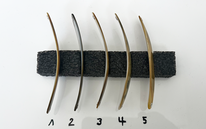 Jade Premium Perlmutt-Spange 10cm