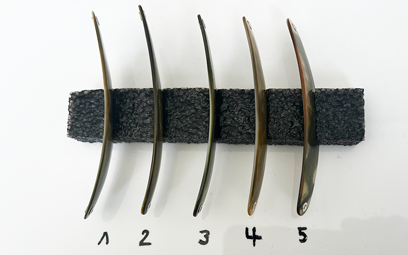 Jade Premium Perlmutt-Spange 10cm