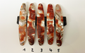 Rubin Premium Perlmutt-Spange 12cm