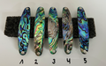 Paua Premium Perlmutt-Spange 8cm