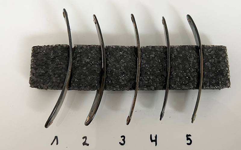 Paua Premium Perlmutt-Spange 8cm