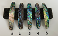 Paua Premium Perlmutt-Spange 8cm