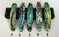 Paua Premium Perlmutt-Spange 9cm