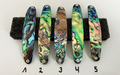 Paua Premium Perlmutt-Spange 9cm